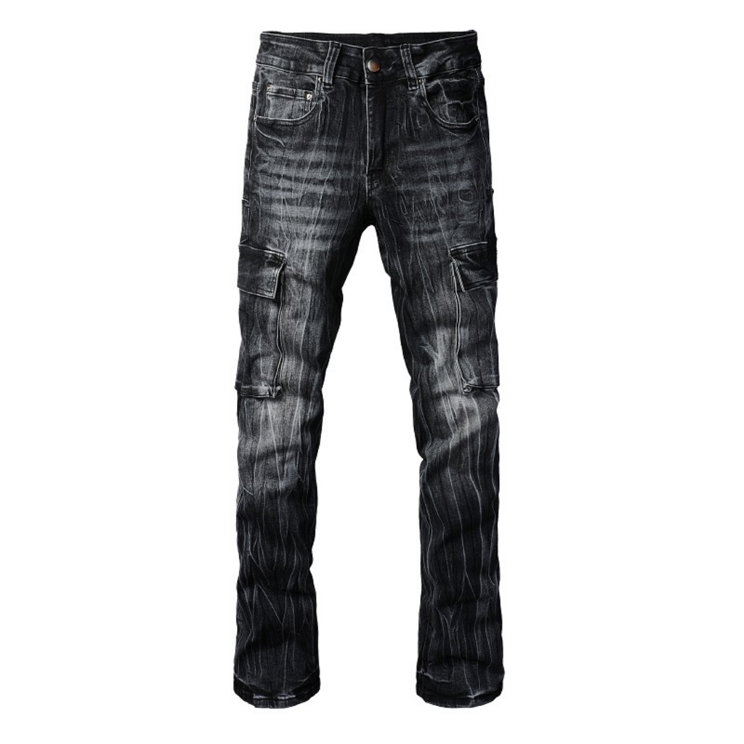 Black Flared Jeans