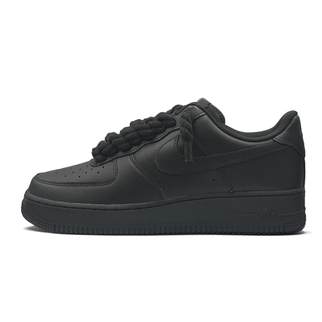 Black - Black Rope Laces